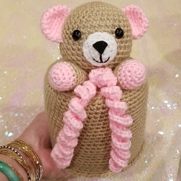 Crochet Teddy Bear Cover - Picture 6 of 8